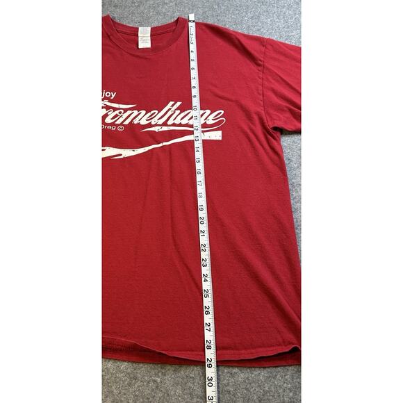 Pro Drag Enjoy Nitromethane Maroon T-shirts SZ XL Gildan Ultra Cotton Tag - Picture 4 of 9